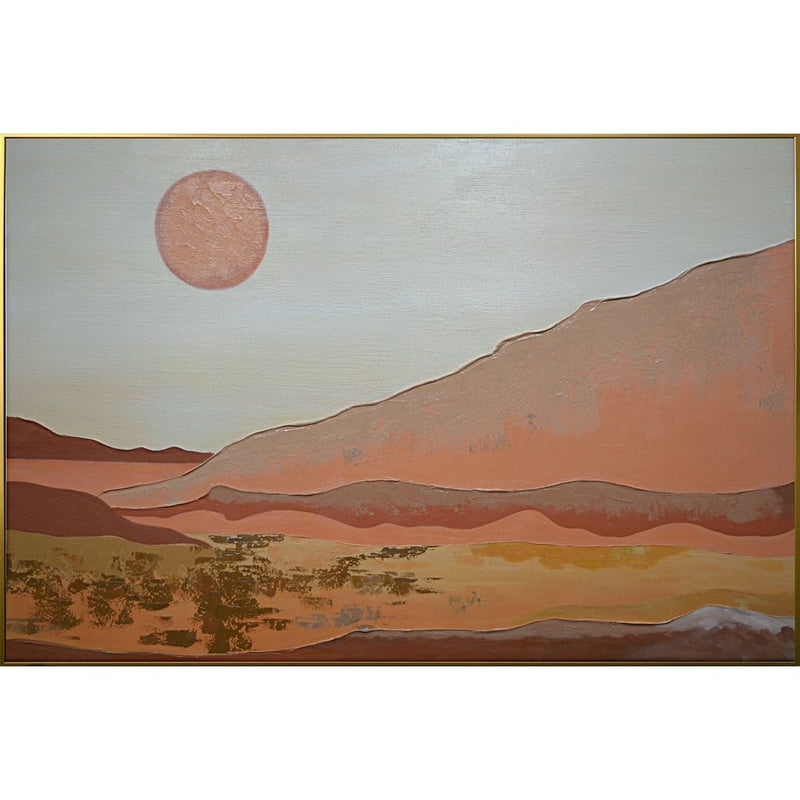 Canvas + Cadre Abstrait 100X100 Cm — CD007445