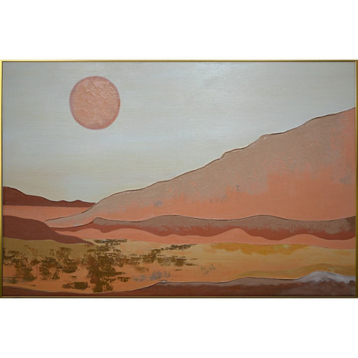 Canvas + Cadre Abstrait 100X100 Cm — CD007445