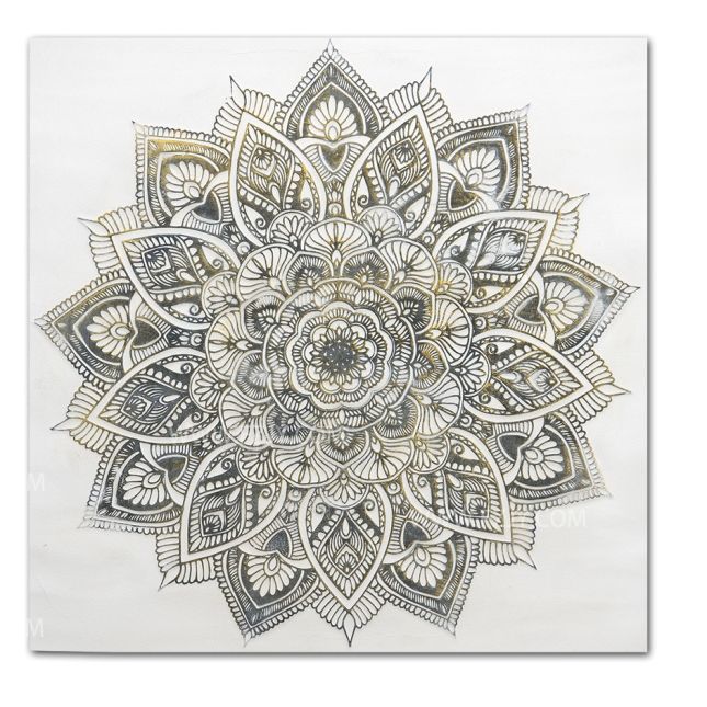 Canvas Mandala 80X80 Cm — CD27296
