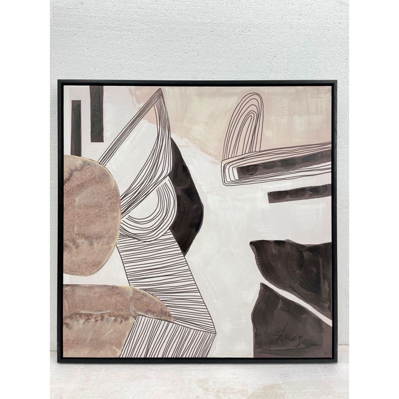 Canvas Moderne + Cadre 60X60 Cm — CD32143