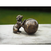 Urne Mini Avec Chien — FV0569BRW-BI