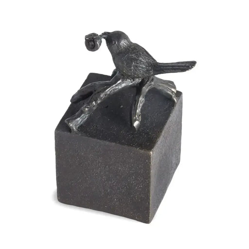 Mini urne avec oiseau — FV0605BRW-DB