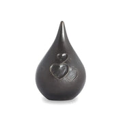 Mini Urne Goutte avec Cœurs — FV0608BRW-DB
