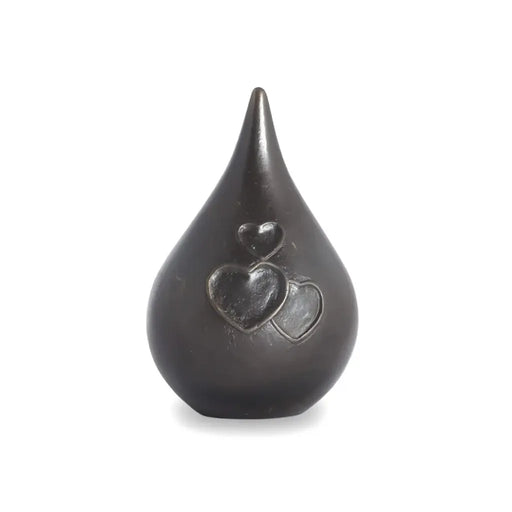 Mini Urne Goutte avec Cœurs — FV0608BRW-DB