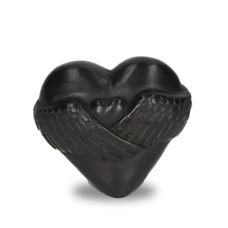 Mini Urne Forme De Coeur Et Ailes — FV0658BRW-DB