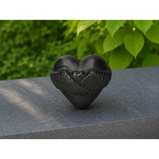Mini Urne Forme De Coeur Et Ailes — FV0658BRW-DB