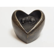 Urne Chien - Coeur — FV0660BRW-BI