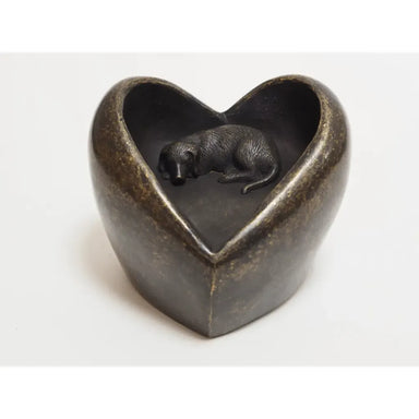 Urne Chien - Coeur — FV0660BRW-BI