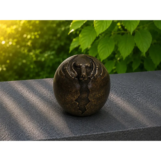 Urne Chien- Visage D'Un Chien — FV0661BRW-BI