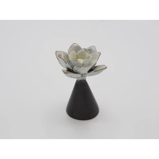 Urne Trépied Fleur Blanche — FV0693BRW-HP