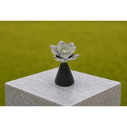 Urne Trépied Fleur Blanche — FV0693BRW-HP