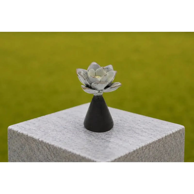 Urne Trépied Fleur Blanche — FV0693BRW-HP
