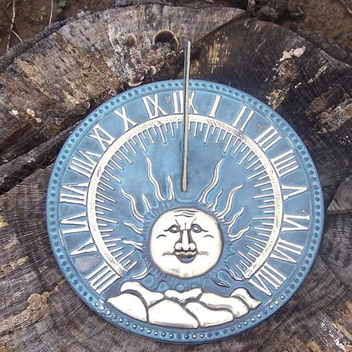 Cadran Solaire Plat 25 Cm. Soleil — GA6302V