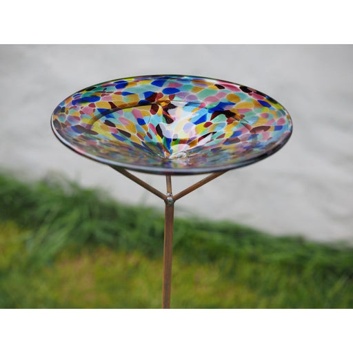 Bain d’oiseaux 27 cm Multicolore Transparent (Tige L) (2) — GD30005