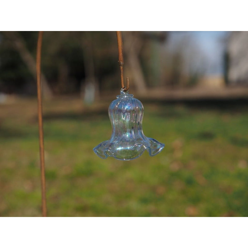 Cloche en verre transparent 11 cm (Crochet S) (6) — GD30010