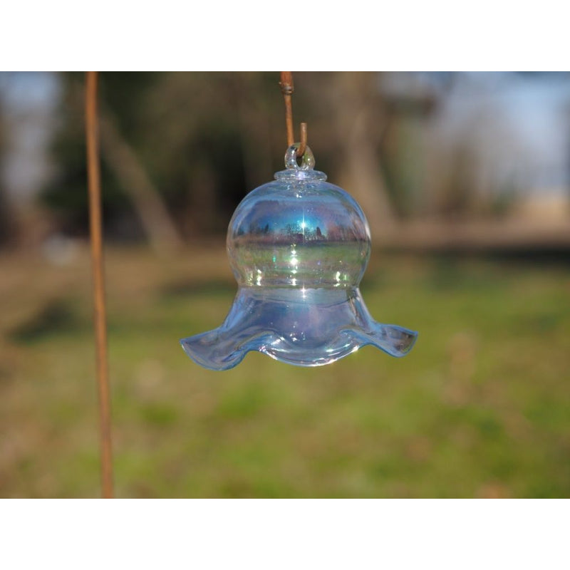 Cloche en verre transparent 16 cm (Crochet L) (4) — GD30015
