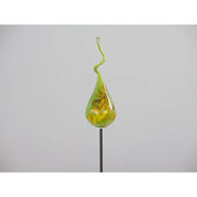 Piquet de jardin flamme vert/jaune (tige 1m M10) (2) — GD30030