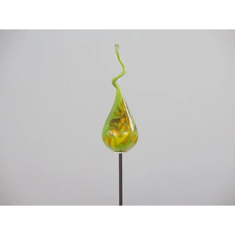 Piquet de jardin flamme vert/jaune (tige 1m M10) (2) — GD30030