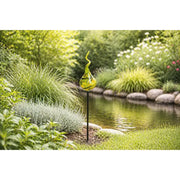 Piquet de jardin flamme vert/jaune (tige 1m M10) (2) — GD30030
