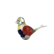 Oiseau en verre multicolore 17 cm (Tige 75 cm) (6) — GD30107