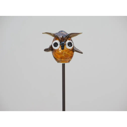 Hibou sur tige 10 cm (tige 75 cm) (6) — GD30112