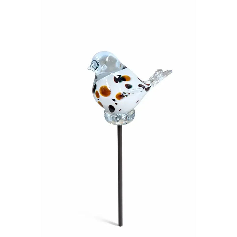 Oiseau blanc/brun 9 cm M6 - 60 cm (6) — GD30117