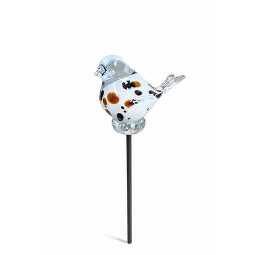 Oiseau blanc/brun 9 cm M6 - 60 cm (6) — GD30117