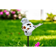 Oiseau blanc/brun 9 cm M6 - 60 cm (6) — GD30117