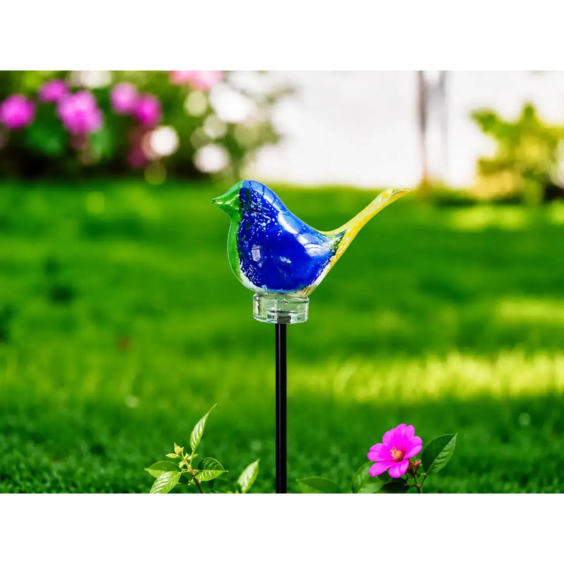 Oiseau sur tige multi 17 cm (Tige 75cm) (6) — GD30208