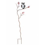 Piquet de jardin avec chouette en verre (branche+chouette) (2) — GD30211