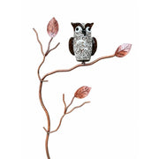 Piquet de jardin avec chouette en verre (branche+chouette) (2) — GD30211