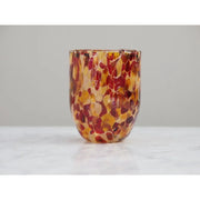Verre pour bougie chauffe-plat brun 10 cm (6) — GD30214