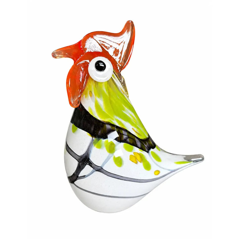 Coq vert/blanc M8 - 75 cm (4) — GD30233