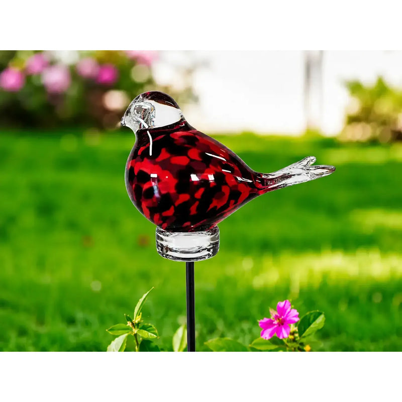 Oiseau noir/rouge tacheté M8 - 75 cm (6) — GD30241