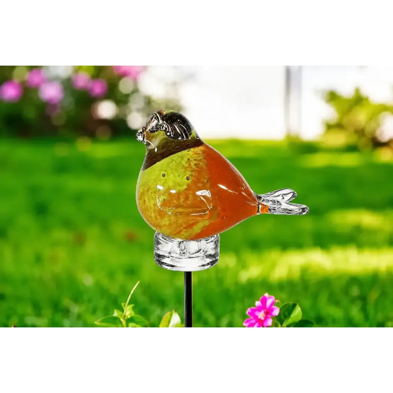Petit oiseau pastel vert/orange M6 - 60 cm (6) — GD30242
