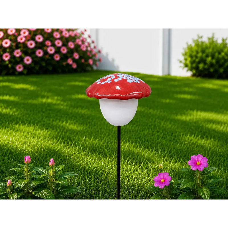 Champignon rouge à pois blancs M6 - 50 cm (4) — GD30245