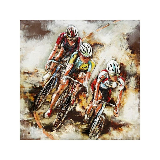 Cadre En Metal Cyclistes — MD000172