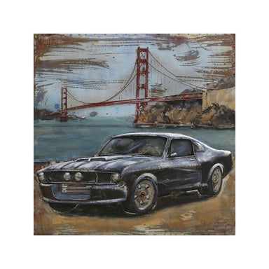 Cadre En Metal 3D Mustang — MD000888