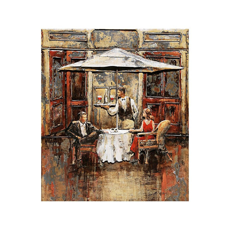 Tableau En Metal 3D Terrasse — MD001124