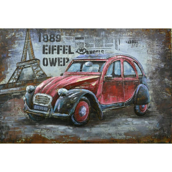 Tableau En Metal 3D 2 Cv — MD001402