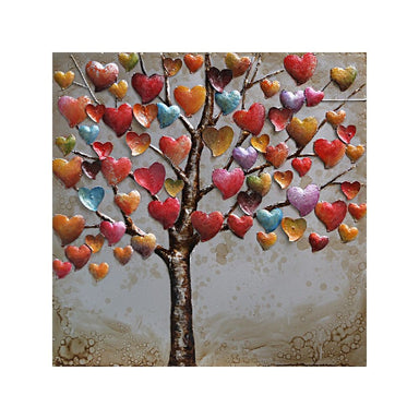 Tableau En Metal 3D Arbre De Valentin — MD001564