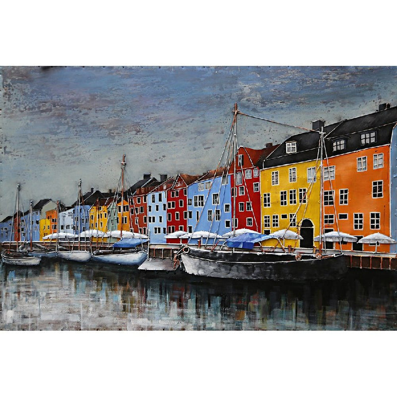 Tableau En Metal 3D Copenhague — MD001626