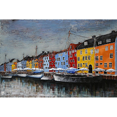 Tableau En Metal 3D Copenhague — MD001626