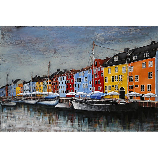 Tableau En Metal 3D Copenhague — MD001626