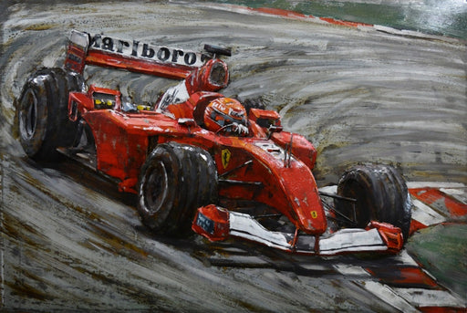 Tableau En Metal F1 Rouge — MD001804