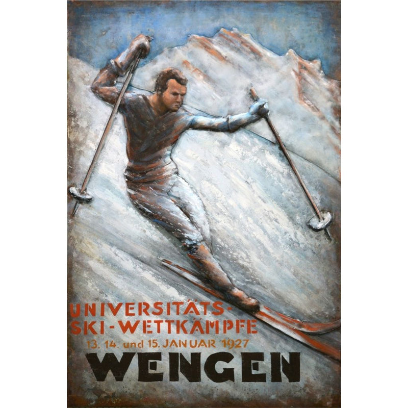 Tableau 3D En Metal Wengen — MD001813