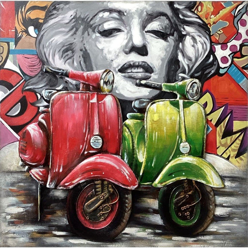Tableau En Metal 100X100 — MD001830