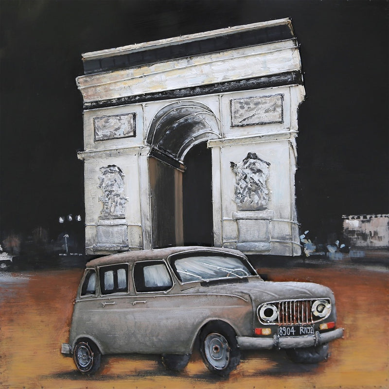 Tableau En Metal 3D Arc De Triomphe — MD001839
