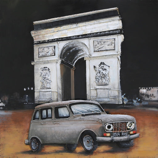Tableau En Metal 3D Arc De Triomphe — MD001839