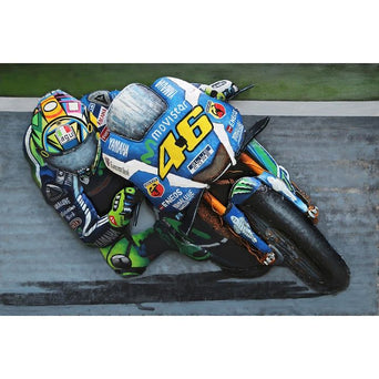 Tableau En Metal 3D Moto Gp — MD001863